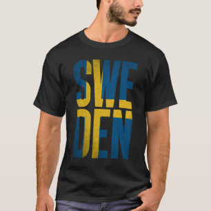 T-Shirt Graphique à Typographie Rétro du Drapeau d