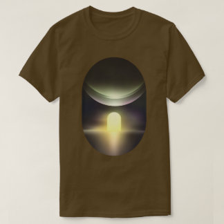 T-Shirt Graphique Abstrait Paysage de Science-Fict
