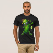 T-shirt graphique ADOM Premium Dabbing Pickle pour (Devant entier)