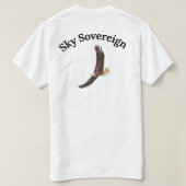T-Shirt Graphique Aigle Royal Céleste (Design dos)