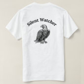 T-Shirt Graphique Aigle Silent Watcher (Design dos)