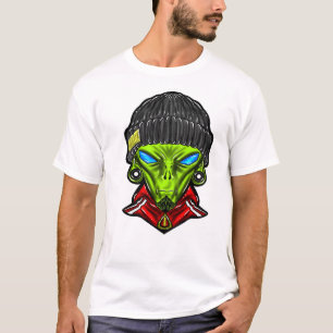 T-Shirt Graphique Alien Urbain