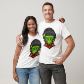 T-Shirt Graphique Alien Urbain (Unisexe)