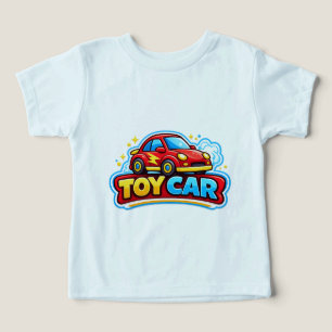 T-shirt graphique amusant avec voiture jouet pour