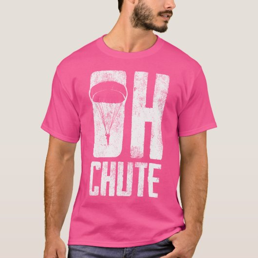 T-shirt Graphique Amusant Parachutant Pour Les Femmes Et L (Devant)