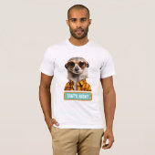T-SHIRT GRAPHIQUE ANIMAL FUNNY (Devant entier)
