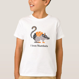 T-shirt Graphique animal - I love NUMBATS - Faune - Nature