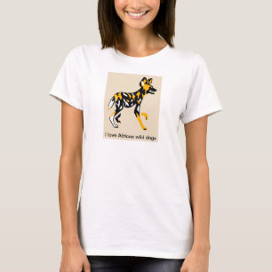 T-shirt Graphique animal sauvage africain en voie de dispa