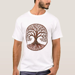 T-shirt graphique Arbre de Vie - Naturel Celtique