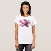 T-shirt graphique ART ABSTRAIT Argent Chic (Devant entier)