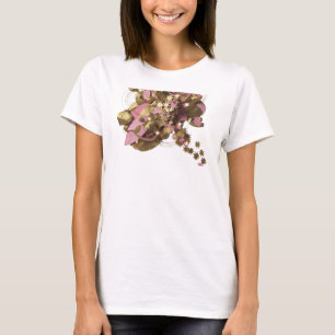 T-shirt graphique ART ABSTRAIT Orange Spirituel