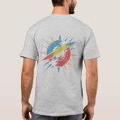 T-shirt Graphique Artistique Dynamique (Dos)