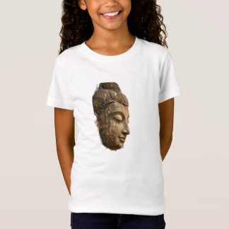 T-shirt graphique au visage de Bouddha doré | Zen