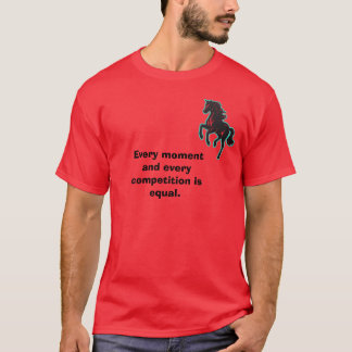 T-Shirt graphique avec citation sur le cheval