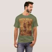 T-shirt Graphique avec Dieu te (Devant entier)