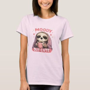 T-shirt graphique avec humour bizarre mignon