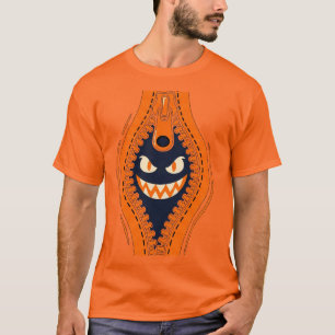 T-shirt graphique avec l'illusion du monstre à fer