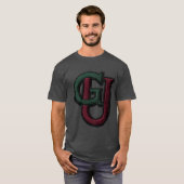 T-Shirt graphique avec monogramme universitaire (Devant entier)