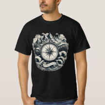 T-Shirt Graphique Aventure Suivez Votre Boussole d