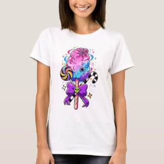 T-shirt graphique bas de gamme - barbe à papa effr