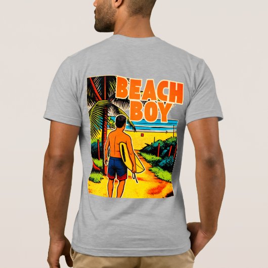 T-Shirt Graphique Beach Boy  (Dos)