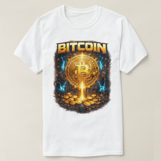 T-Shirt Graphique Bitcoin (Design devant)