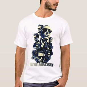 T-Shirt graphique blanc pour hommes Elite Mindset 