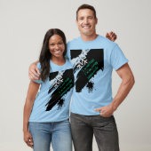 T-Shirt graphique bleu tendance pour hommes (Unisexe)