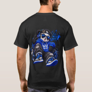 T-Shirt Graphique Blue Royal Bear Streetwear