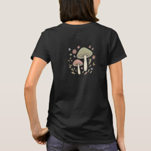 T-shirt Graphique botanique de champignons Cottagecore