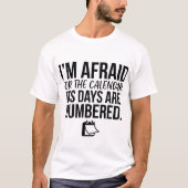 T-shirt graphique Calendriers de blagues de papa d (Devant)