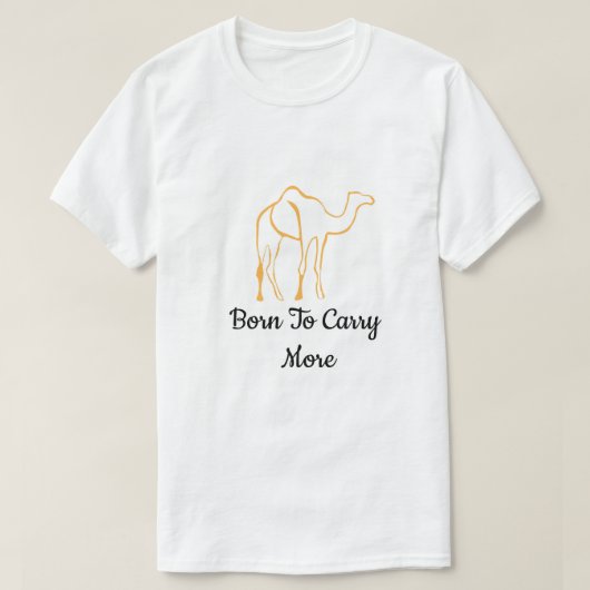 T-Shirt Graphique Chameau (Design devant)
