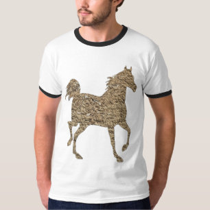 T-Shirt Graphique Cheval Or pour Hommes