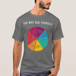 T-shirt Graphique circulaire des paroles rétro de musique