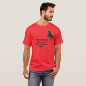 T-Shirt Graphique Citation Cheval (Devant entier)