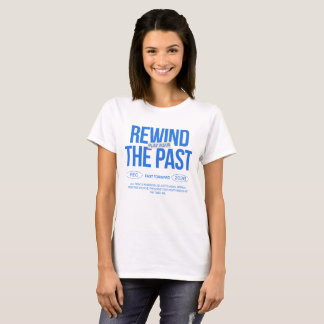 T-shirt graphique Cobalt Blue Rewind The Past Y2K