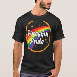 T-shirt Graphique couleur Foreskin Pride Gay Rainbow Lgbt 