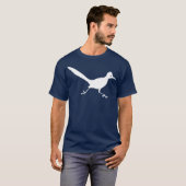 T-shirt Graphique courant d'oiseau blanc de Roadrunner (Devant entier)