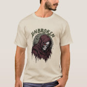 T-Shirt Graphique Crâne de Faucheuse Ininterrompu (Devant)