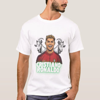 T-Shirt Graphique Cristiano Ronaldo CR7 - Football
