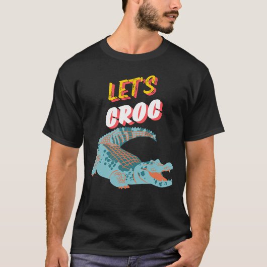 T-shirt Graphique crocodile avec texte Crocodile (Devant)