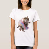 T-Shirt Graphique Cute Kitten (Devant)