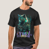 T-shirt graphique Cyber Wolf (Devant)