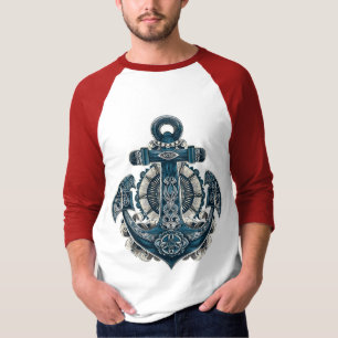 T-Shirt Graphique d'Ancre Naútico – Vintage