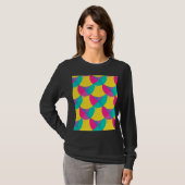 T-Shirt Graphique d'Art Abstrait Moderne (Devant entier)