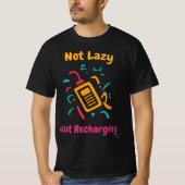 T-shirt graphique d'art pop rechargeable (Devant)