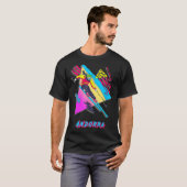 T-shirt Graphique d'aventures de ski d'Andorre (Devant entier)