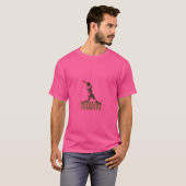T-shirt Graphique de baseball drôle Touchdown (Devant entier)