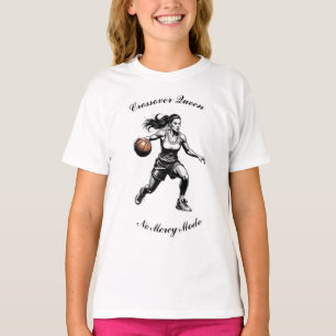 T-shirt Graphique de basket-ball féminin sans peur – T-Shi