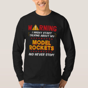 T-shirt Graphique de blague de modeleur de fusée modèle